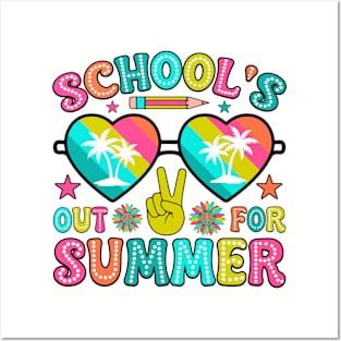 Schools Out For Summer Shirt, Happy Last Day Of School Shirt, Summer Holiday Shirt, End Of the School Year Shirt, Classmates Matching Posters and Art